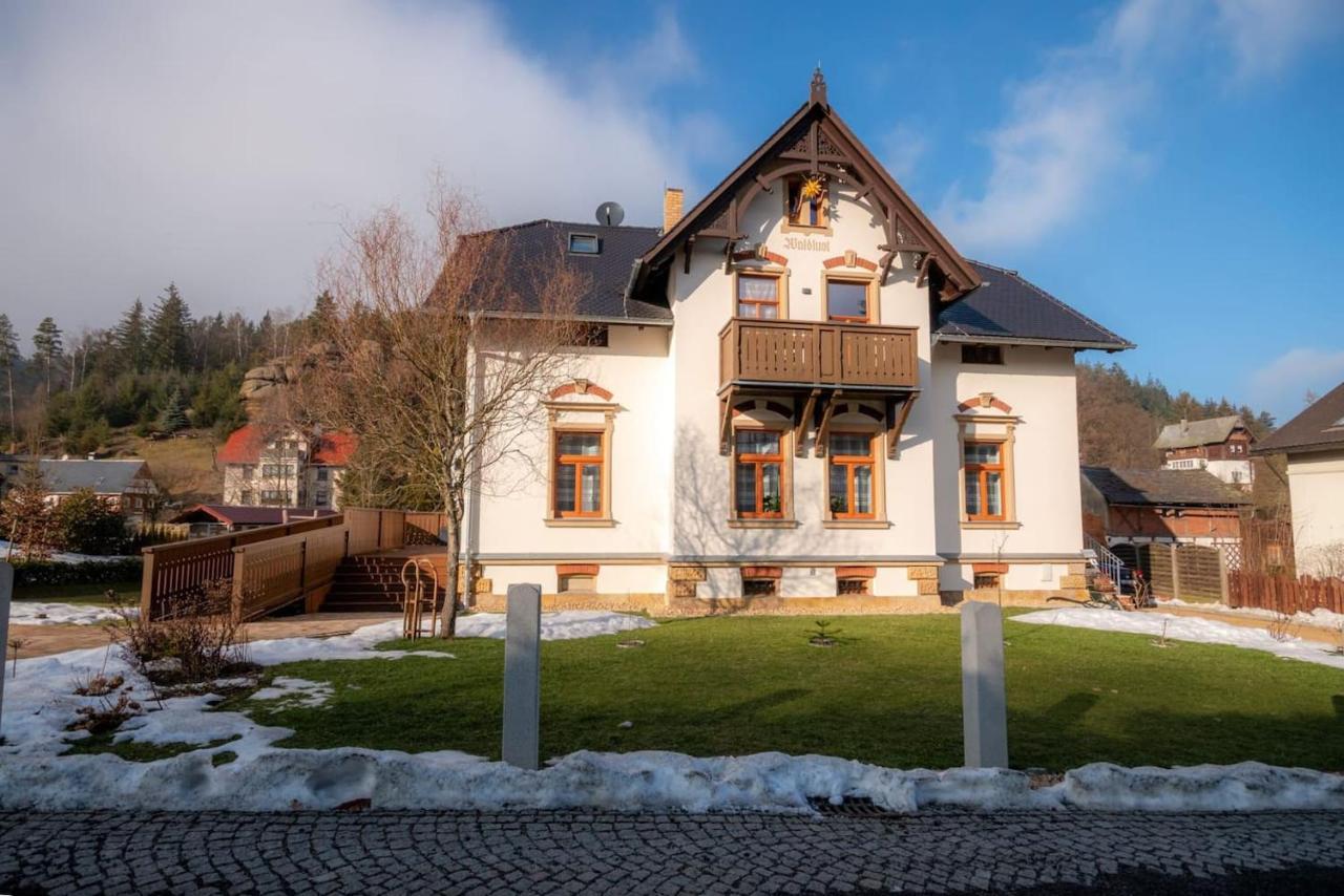 Villa Waldlust - 5 Sterne - 2 Schlafzimmer Kurort Oybin Eksteriør bilde
